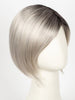 SILVER-BLONDE-ROOTED
