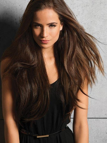 20" Human Hair Invisible Extension (1 pc) | Hairdo image 0