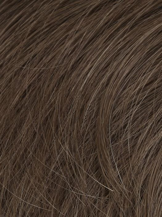 Dapper HIM wig for men HairUWear close up of light brown synthetic hair texture with natural highlights