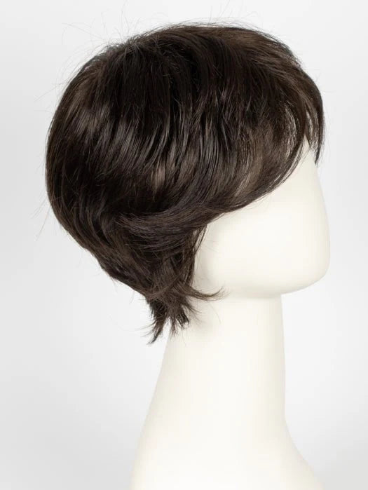 Ellen Wille Club 10 wig in dark brown with soft, textured layers and natural movement