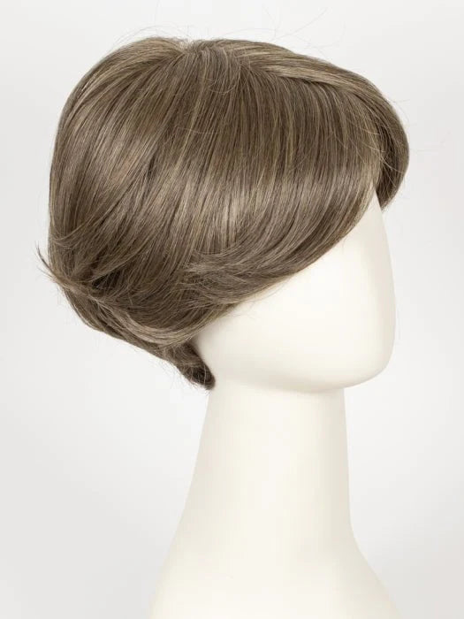 Gallant HIM wig for men by HairUWear short layered ash brown mens wig on mannequin side view