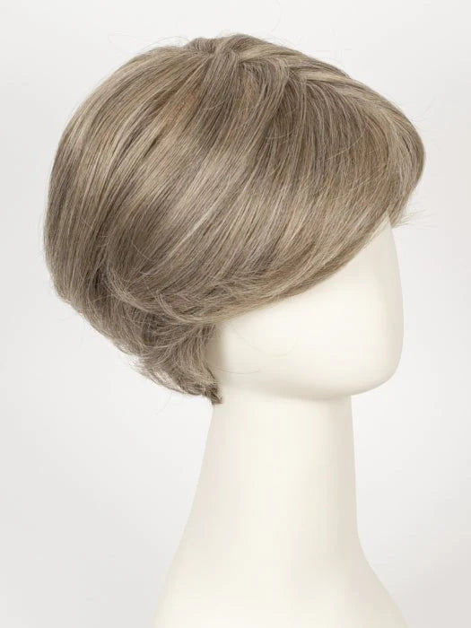 Gallant HIM wig for men ash blonde short layered style on mannequin side view natural look