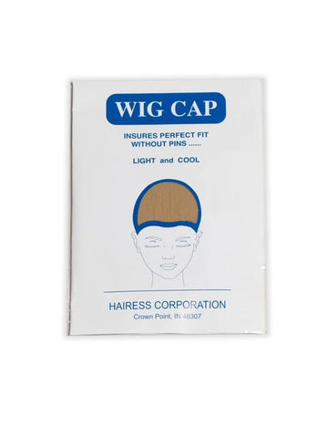 Breathable nylon wig cap for a comfortable fit without pins and a light cool feel