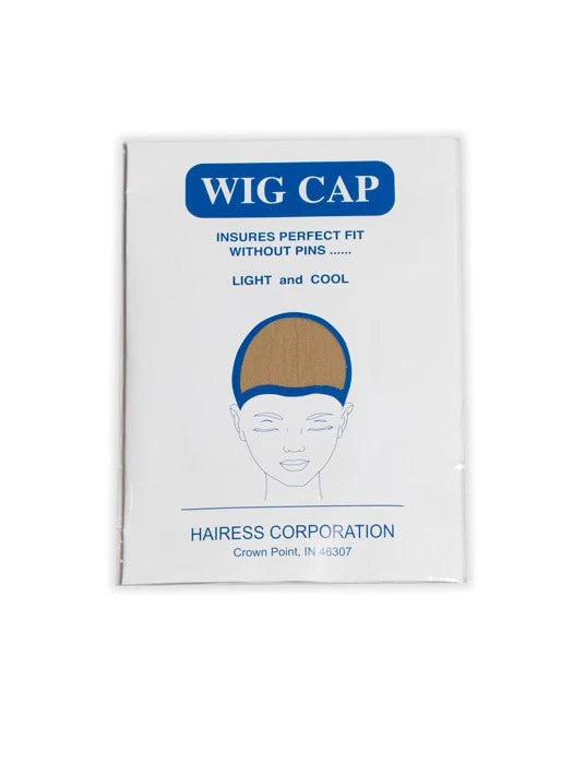 Breathable nylon wig cap for a comfortable fit without pins and a light cool feel
