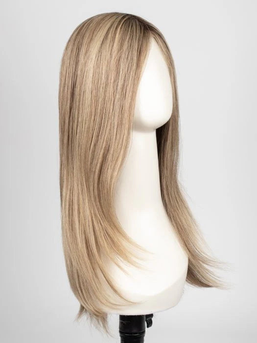 Blake Petite Jon Renau wig featuring long, smooth strands in a beautiful blend of blonde shades