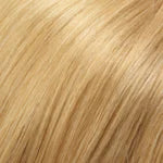 Close-up view of smooth blonde hair texture from the Jon Renau Lea wig