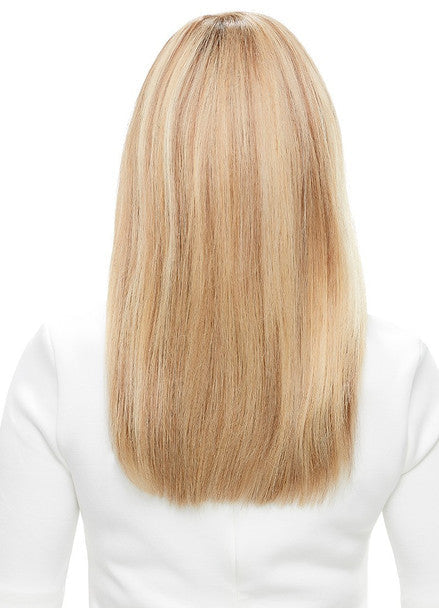 Back view of Jon Renau Lea wig in a beautiful blonde shade for a natural look