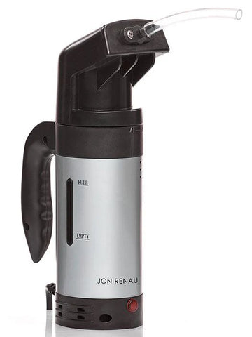 Jon Renau wig steamer for maintaining and styling wigs with a sleek design and easy-to-use controls