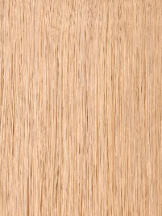 Wigalert blonde synthetic ponytail clip smooth straight hair extension swatch for quick styling