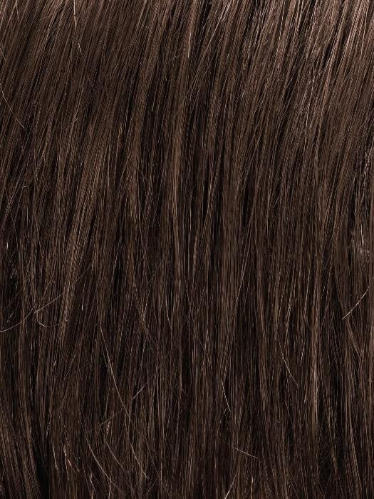 Ellen Wille brown wig hair texture close up showing realistic strands natural look men's wig for thinning hair