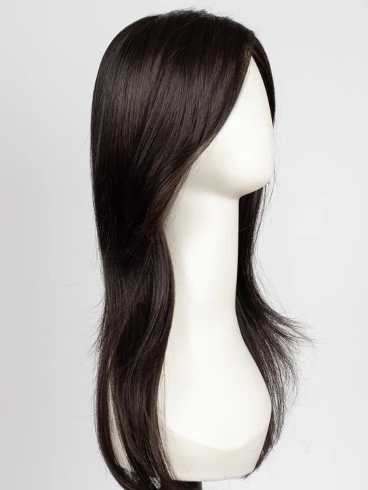 Premium synthetic wigs for women with long, sleek dark hair and natural-looking texture