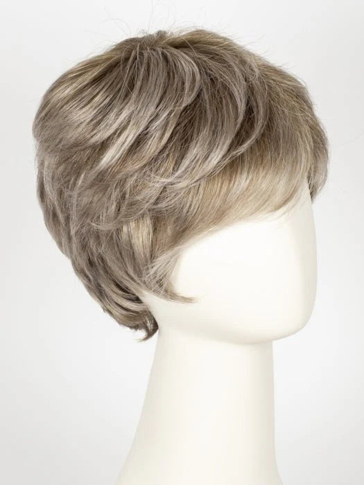Short pixie cut wig for women in stylish blonde with soft layered texture