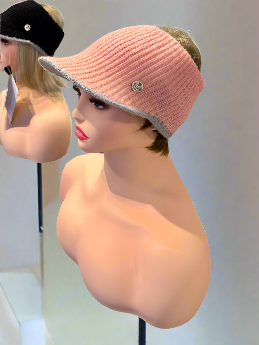 Wigalert women sports hat without wig in pink, perfect for outdoor activities and sun protection
